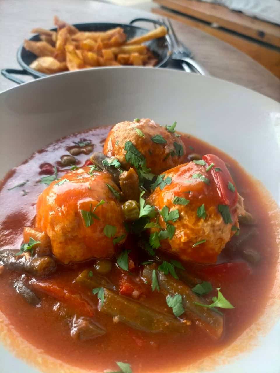 Our famous homemade meatballs