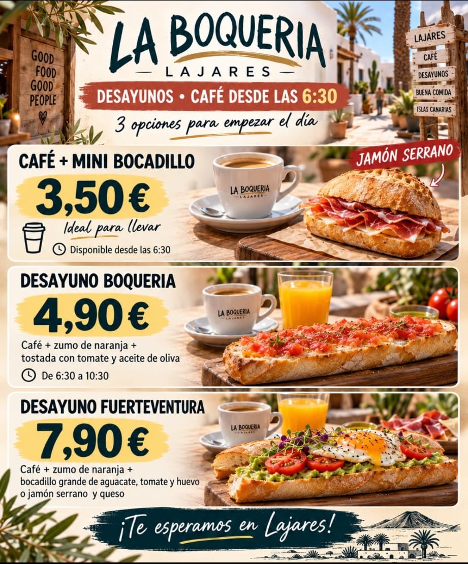 La Boquería breakfast promotion